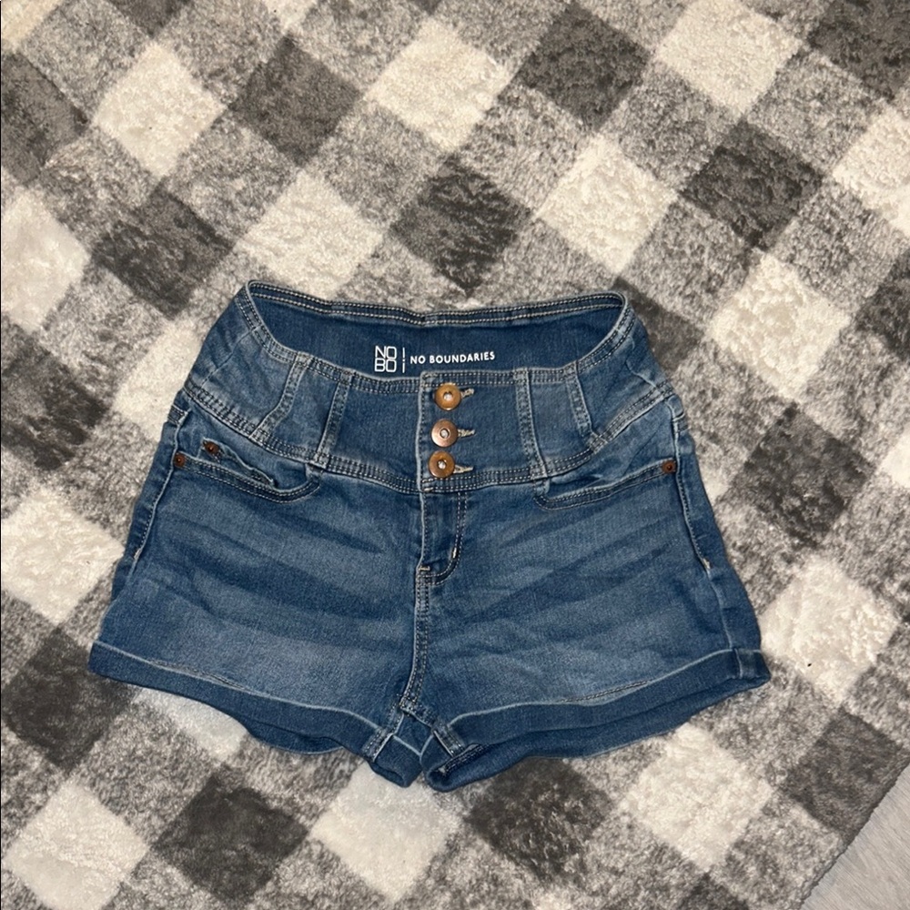 Denim shorts